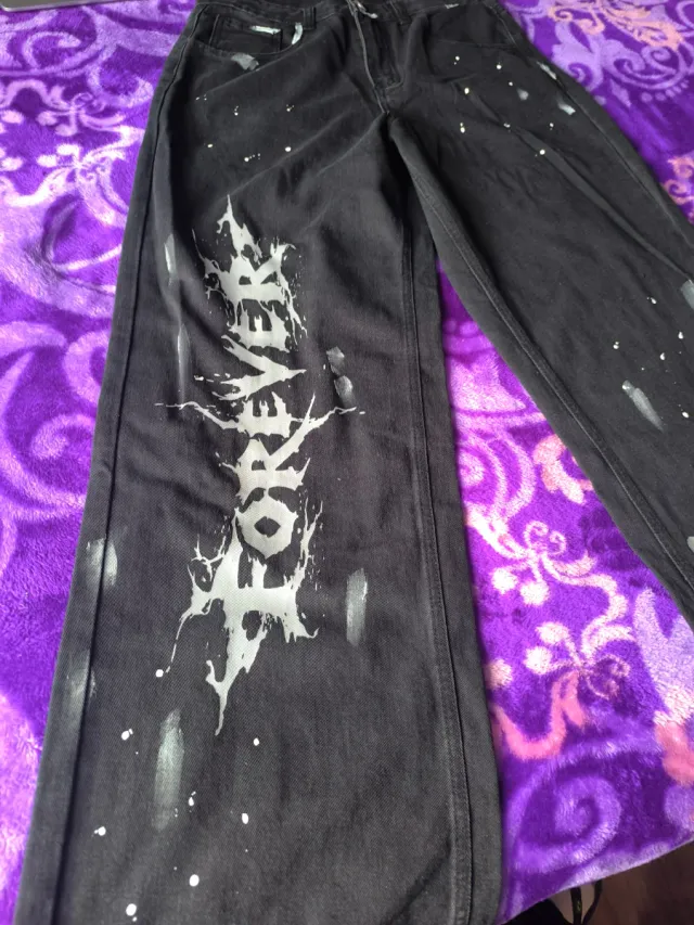 Vaquero chico con estampado