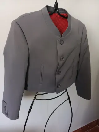 Chaqueta campera gris