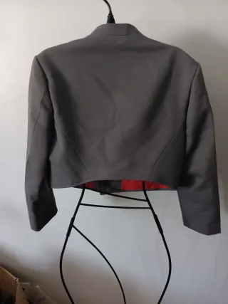 Chaqueta campera gris