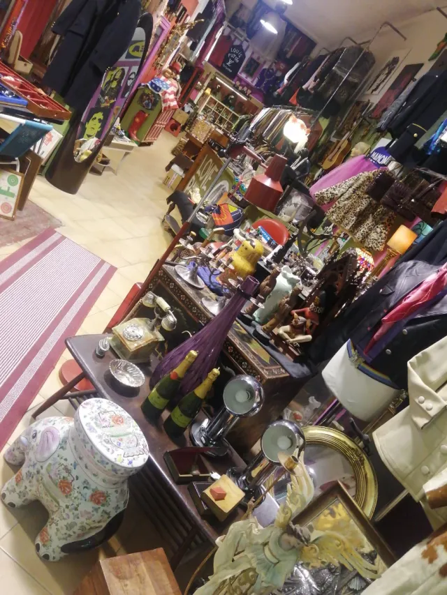 Cuadro al óleo vintage marco madera