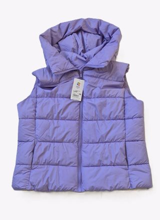 Chaleco acolchado con capucha