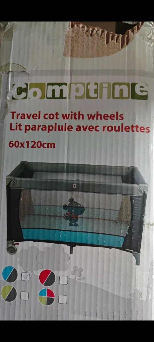 Cuna de viaje plegable Comptine 60x120 cm