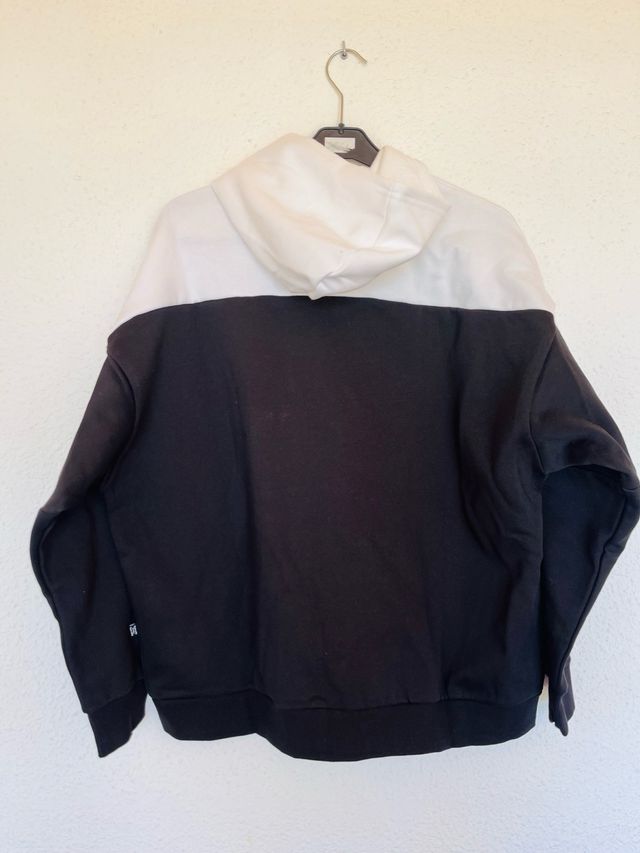 Sudadera Puma Blanca y Negra
