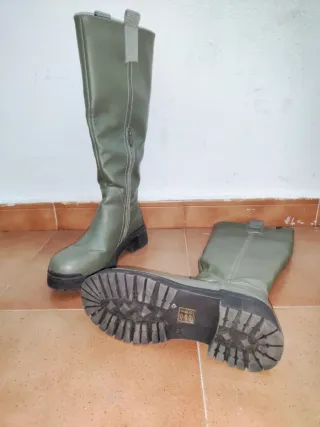 Botas altas verdes