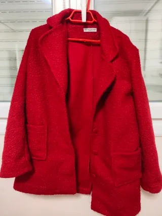 Chaquetón Valentino Rojo Mujer