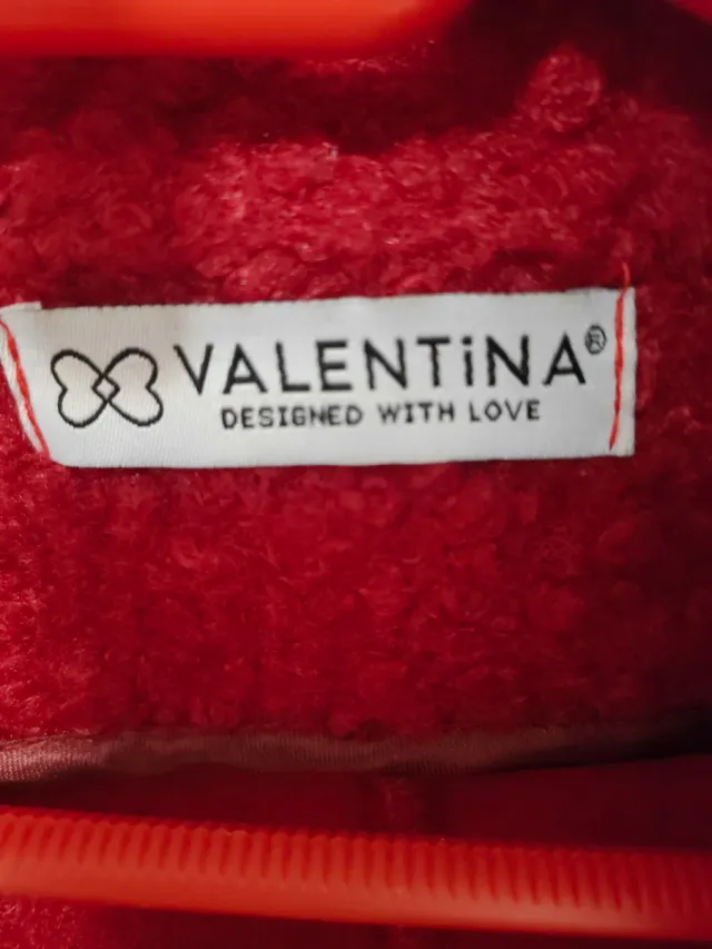 Chaquetón Valentino Rojo Mujer
