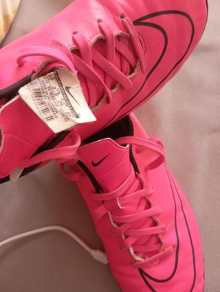 Zapatillas Fútbol Nike Rosa Talla 36