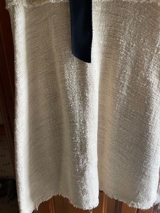 Vestido Zara Beige Negro