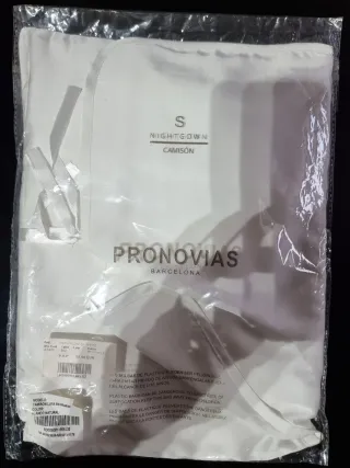 Camisón Pronovias Talla S Blanco