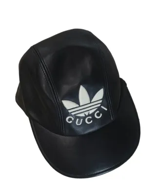 Gorra Gucci Negra Cuero