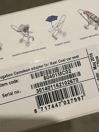 Adaptador Bugaboo Maxi-Cosi