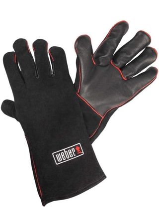 Guanti Weber in pelle per barbecue