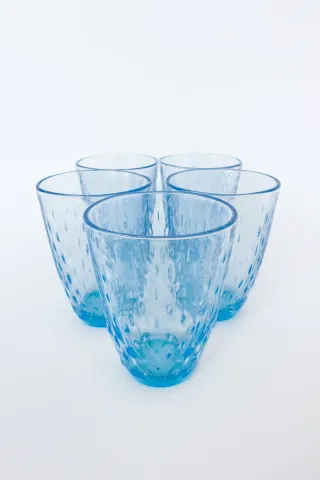 Set Bormioli Rocco Caraffa e 6 Bicchieri Blu