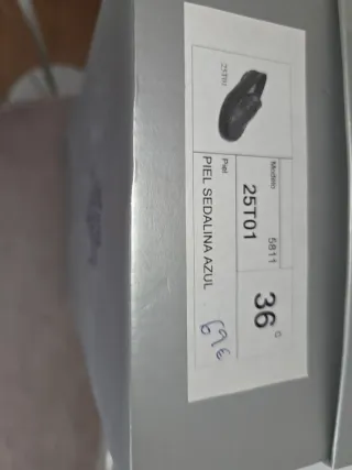 Zapatos de comunión azul marino