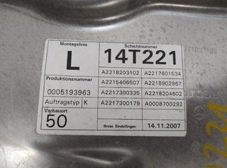 Elevalunas a2218203102 mercedes-benz clase 128083