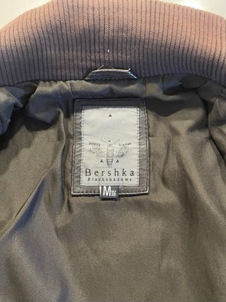 Cazadora Piel Marrón Talla M