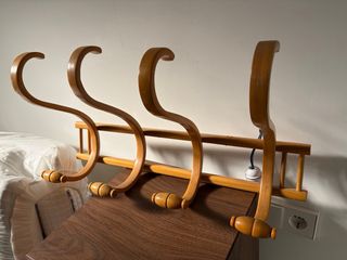 Perchero vintage de madera