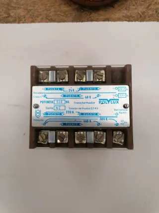 Transformador POLY LUX 630 VA 400-24/48V
