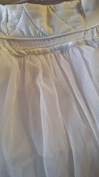 Cancán blanco de tul