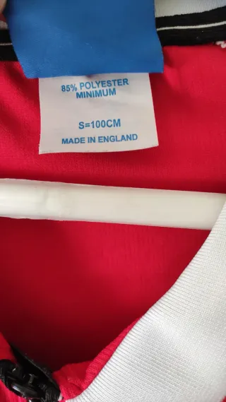 Camiseta Manchester United Retro Manga Larga S