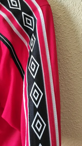 Camiseta Manchester United Retro Manga Larga S