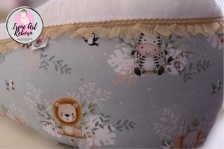 Cojín para reborn animalitos de la sabana T.XL