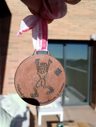 Medalla de voluntario Barcelona Mariscal Coby