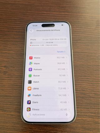 iPhone 15 Pro 256 GB Plata