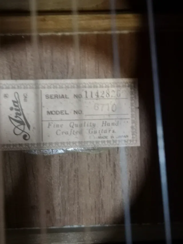 Guitarra Aria 6710 - Japón Años 60