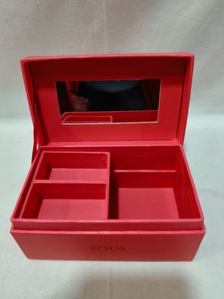 Joyero Tous Rosa Cartón Tapa Curvada