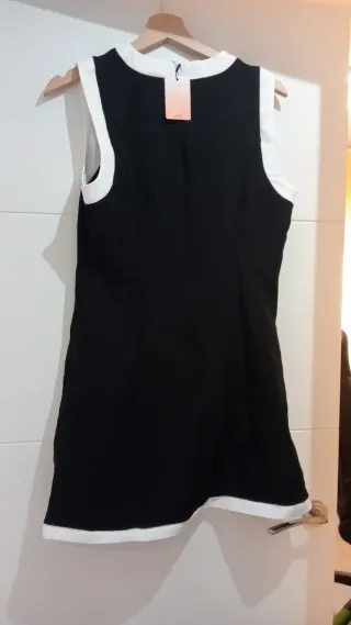 Vestido Mujer Negro y Blanco