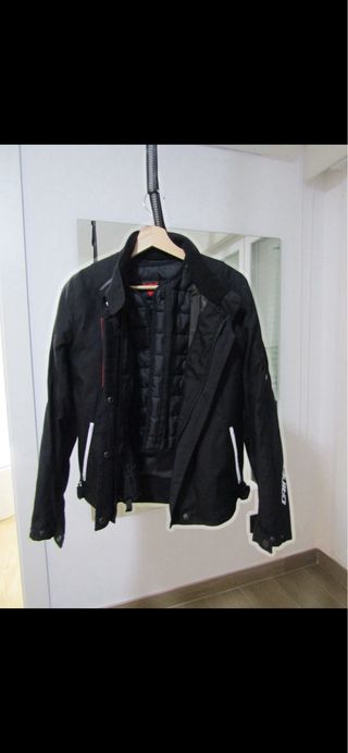 Chaqueta moto Dainese mujer T40 negra