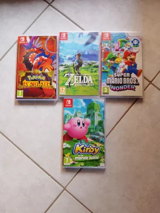 €35 ognuno Giochi Nintendo Switch: Zelda,Mario, K