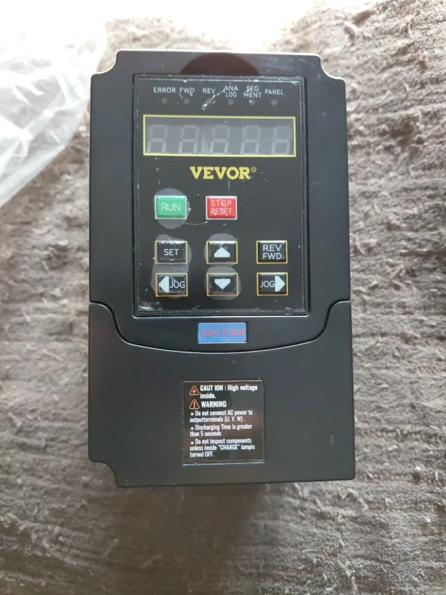 Variador Frecuencia VEVOR 220V 0.75KW