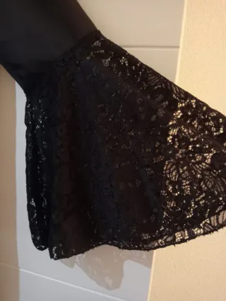 Blazer negro mujer encaje