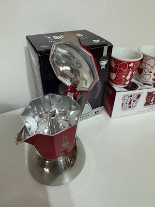 Moka Induction Bialetti + 2 Tazzine