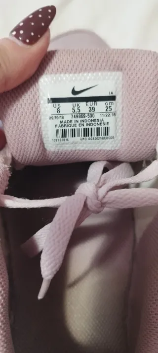 Deportivas Nike Mujer Rosas y Blancas