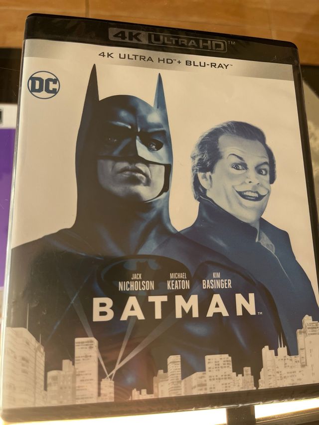 Batman 4K Blu-ray DC Comics Tim Burton