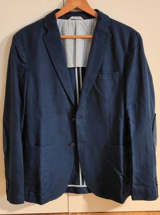 Chaqueta lino Sfera Corte Inglés Talla 50 slim fit