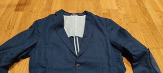 Chaqueta lino Sfera Corte Inglés Talla 50 slim fit