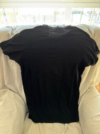 Camiseta negra Pull&Bear — Talla M