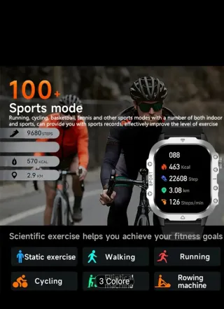 Smartwatch Verde e Argento