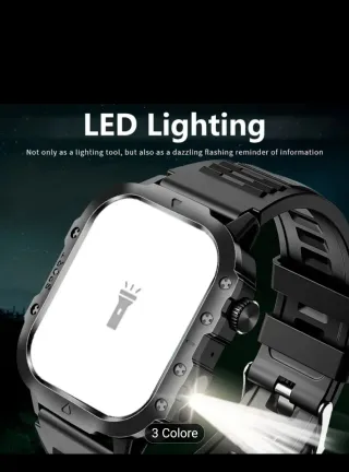 Smartwatch Verde e Argento