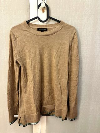 Jersey Banana Republic Merino Talla S Beige