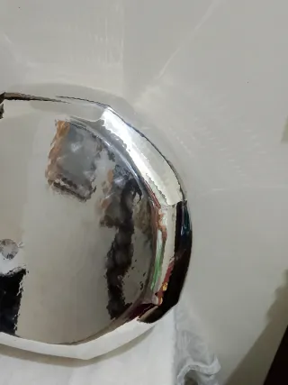 Ciotolone centro tavola silver play