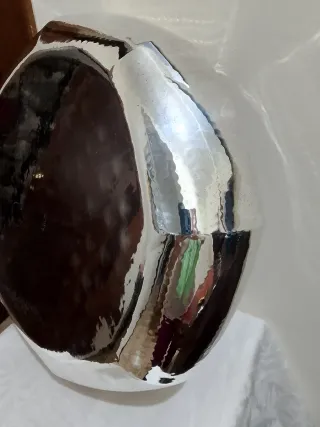 Ciotolone centro tavola silver play