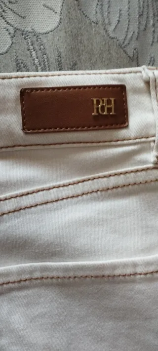 Pantalones Pedro del Hierro Talla 38 Blancos