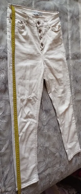 Pantalones Pedro del Hierro Talla 38 Blancos