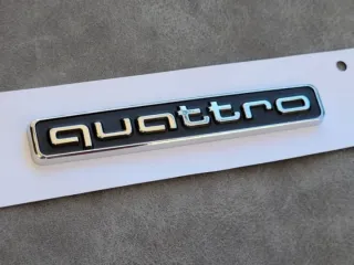 Audi QUATTRO Emblema Logo de Maletero 95x15mm