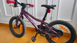 Bici Scott morada 3-6 años